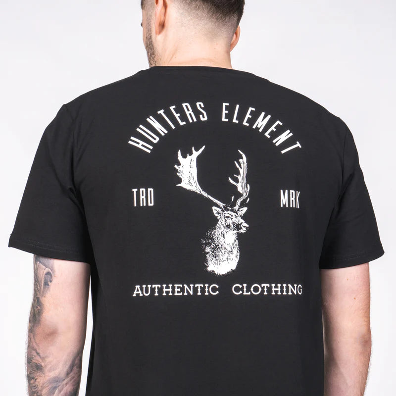 Hunters Element Croaker Tee Black M