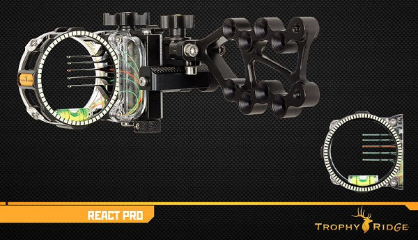 Trophy Ridge React Pro 5 Pin Sight RH Black