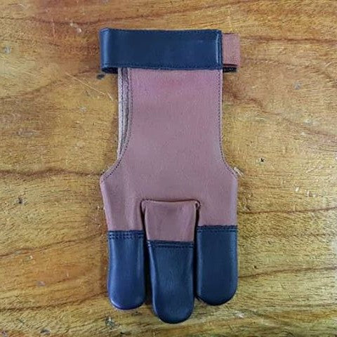 Brown Leather Shooting Glove M