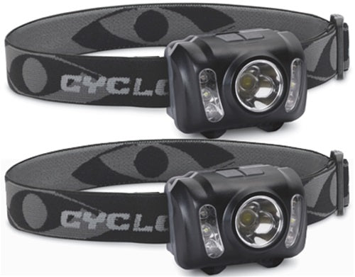 Cyclops LED 210 Lumen Headlamp 2 PK