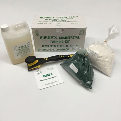 D.S Horne Green Tanning Kit Commercial With Scraper