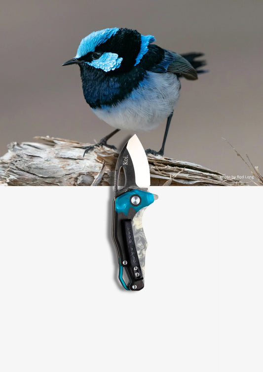Koi Knives The Blue Wren Folding Knife