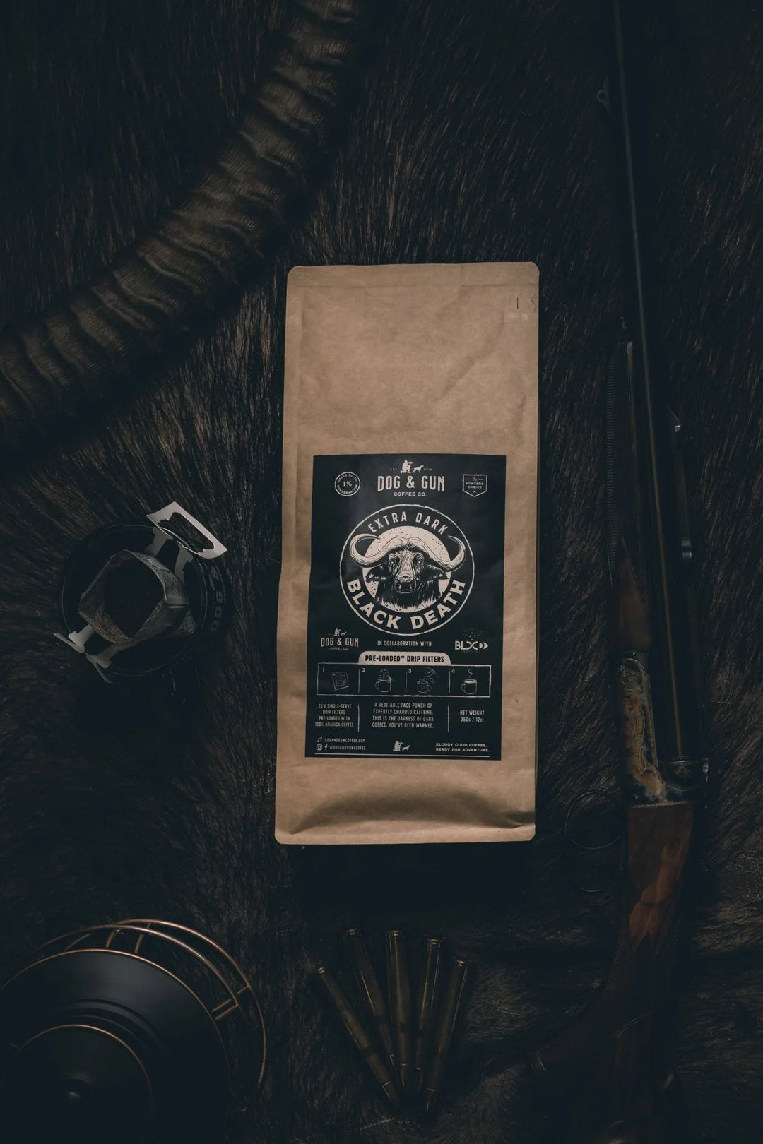 Dog & Gun Coffee Black Death Extra Dark Roast