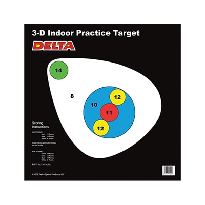 FITA Archery Target Face Pins - 12 Inch Replacement Target For Practice & Competition