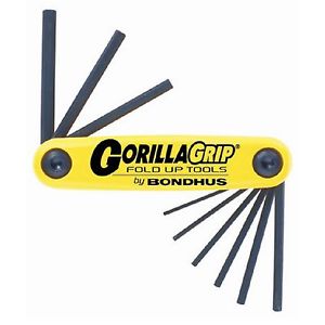 Bondhus Gorilla Grip Folding Allen Key Large Set HF9