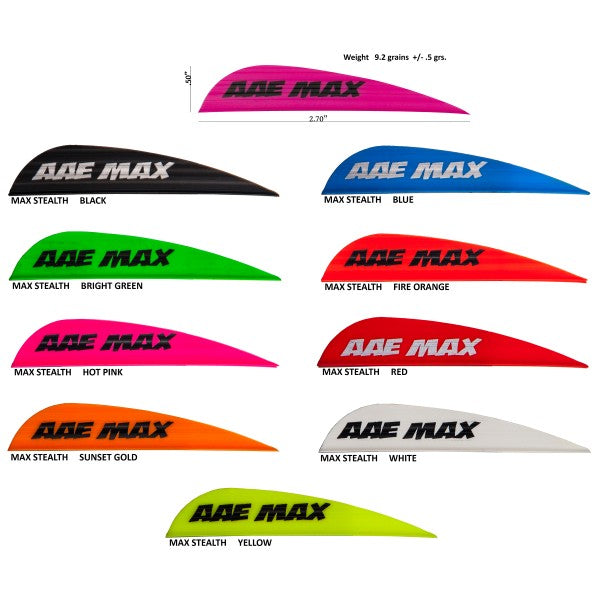 AAE Max Stealth Vane Hot Pink 100pk