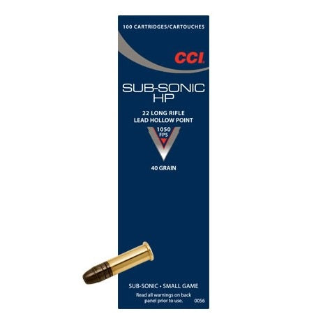 CCI 22LR Standard Subsonic 40GR Solid 100PK