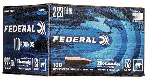 Federal 223 Rem 40gr VMAX 100pk