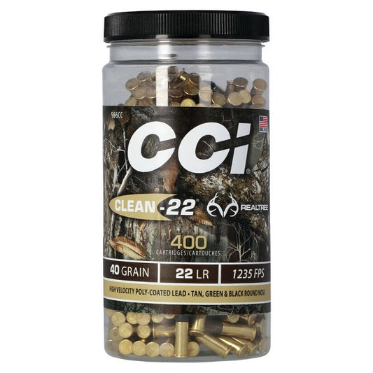 CCI Clean-22 22LR Realtree Camo 400pk