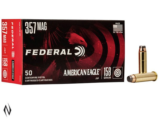 Federal 357 Mag 158gr JSP American Eagle 50pk