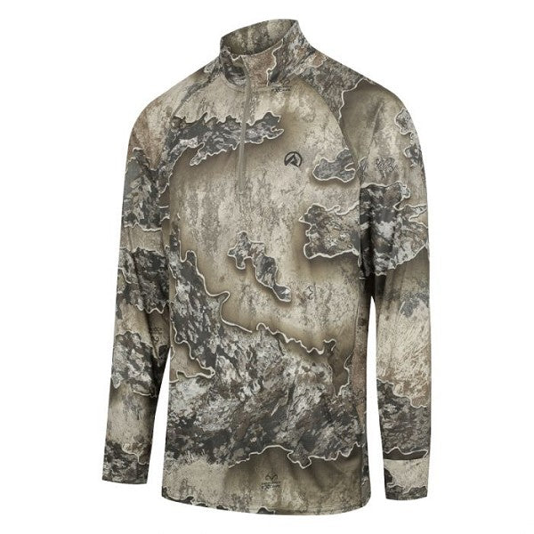 Ridgeline Performance Zip Top Excape Camo 4XL Mens