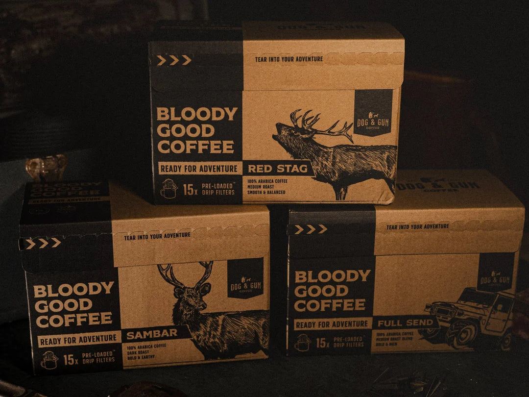 Dog & Gun Coffee Pre-Loaded Drip Filters - 15pk