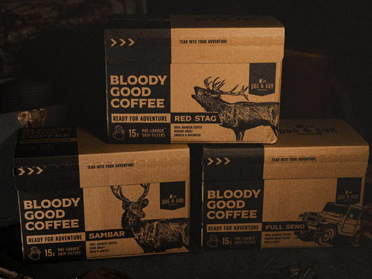 Dog & Gun Coffee Pre-Loaded Drip Filters - 15pk